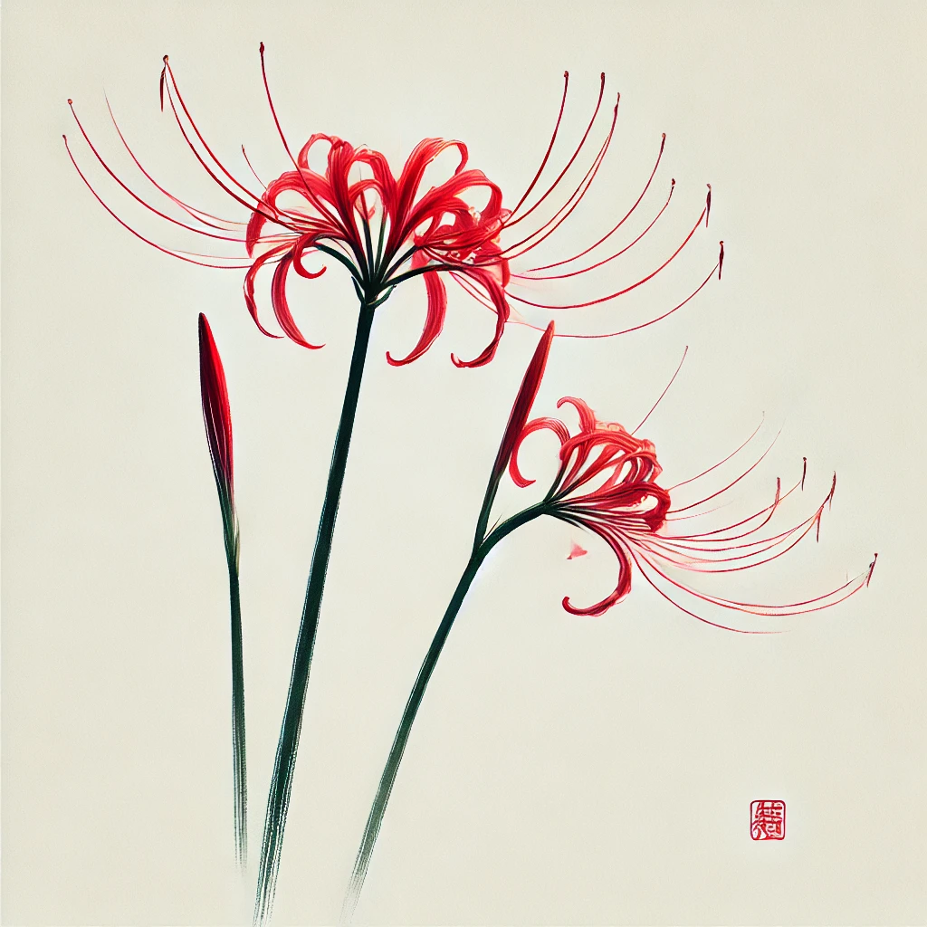 彼岸花（ひがんばな／Lycoris radiata）