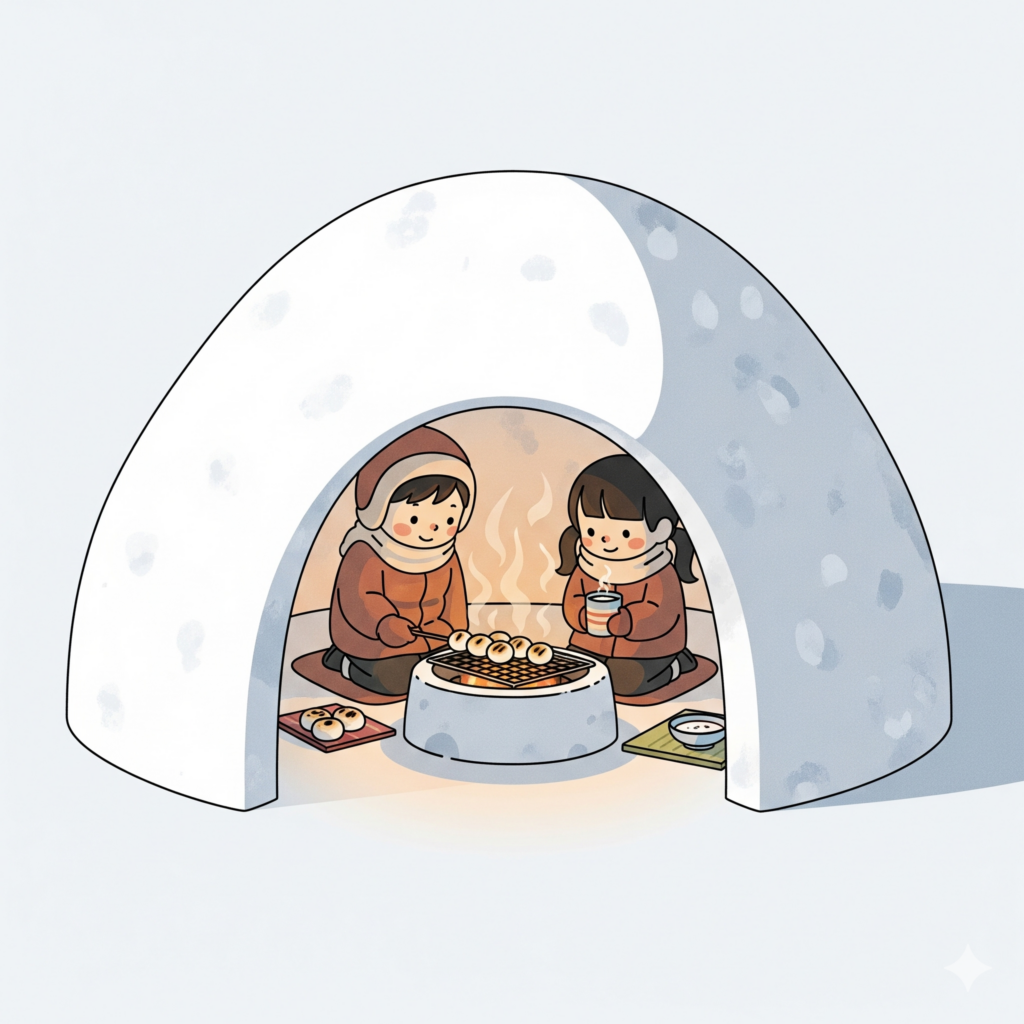 秋田県・横手市――かまくらの温かい灯り