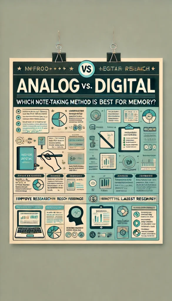 アナログvsデジタル：記憶に残るメモの取り方とは？