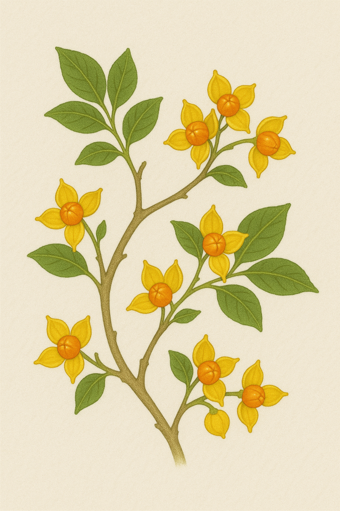 ツルウメモドキ（蔓梅擬／Celastrus orbiculatus）