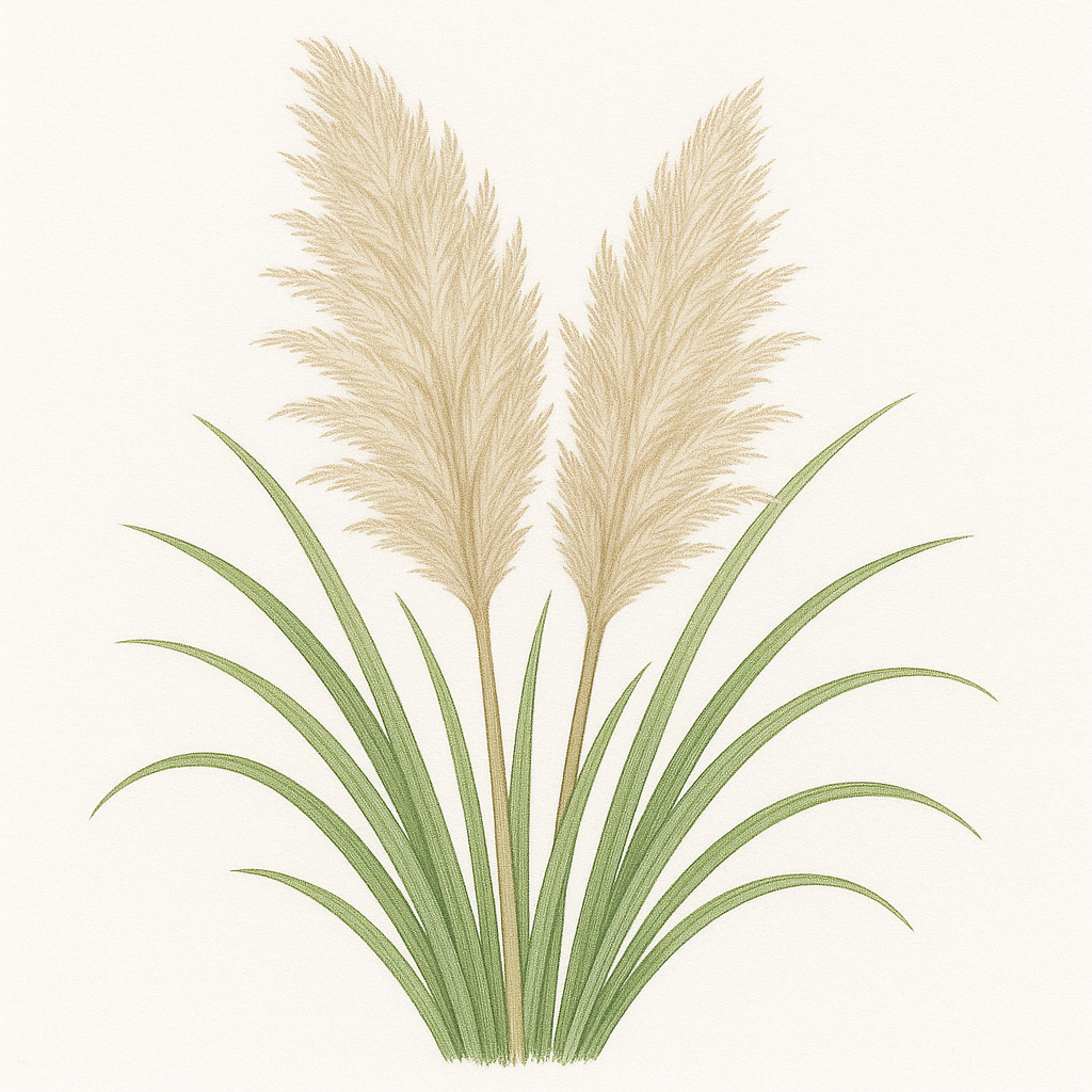 パンパス(Pampas Grass/Cortaderia selloana)