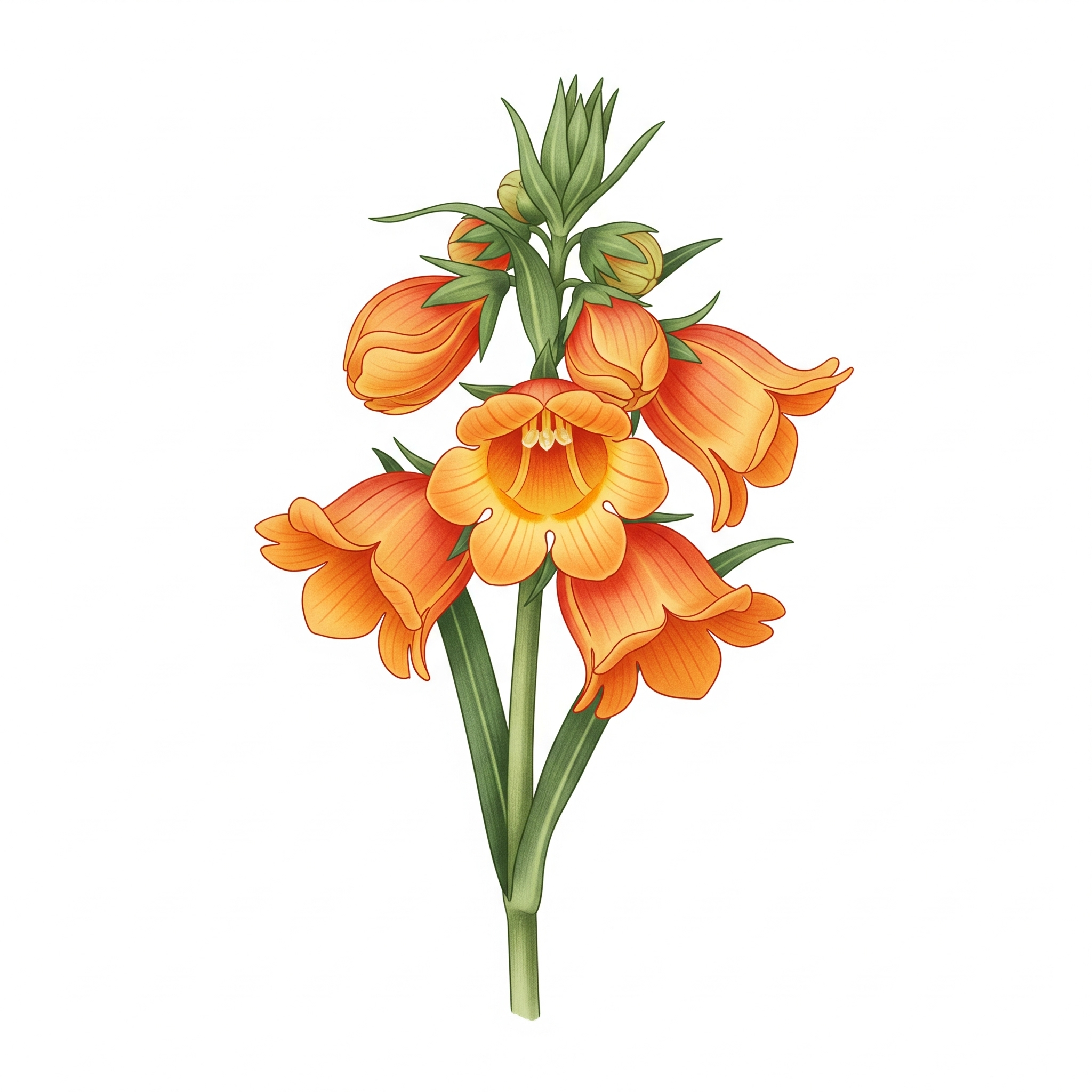 サンダーソニア（Sandersonia aurantiaca）