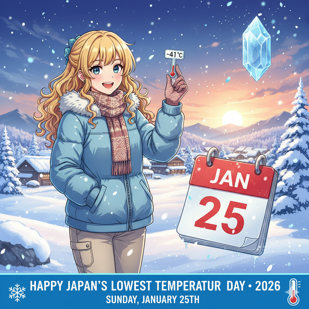 2026年1月25日（日）：今日は何の日