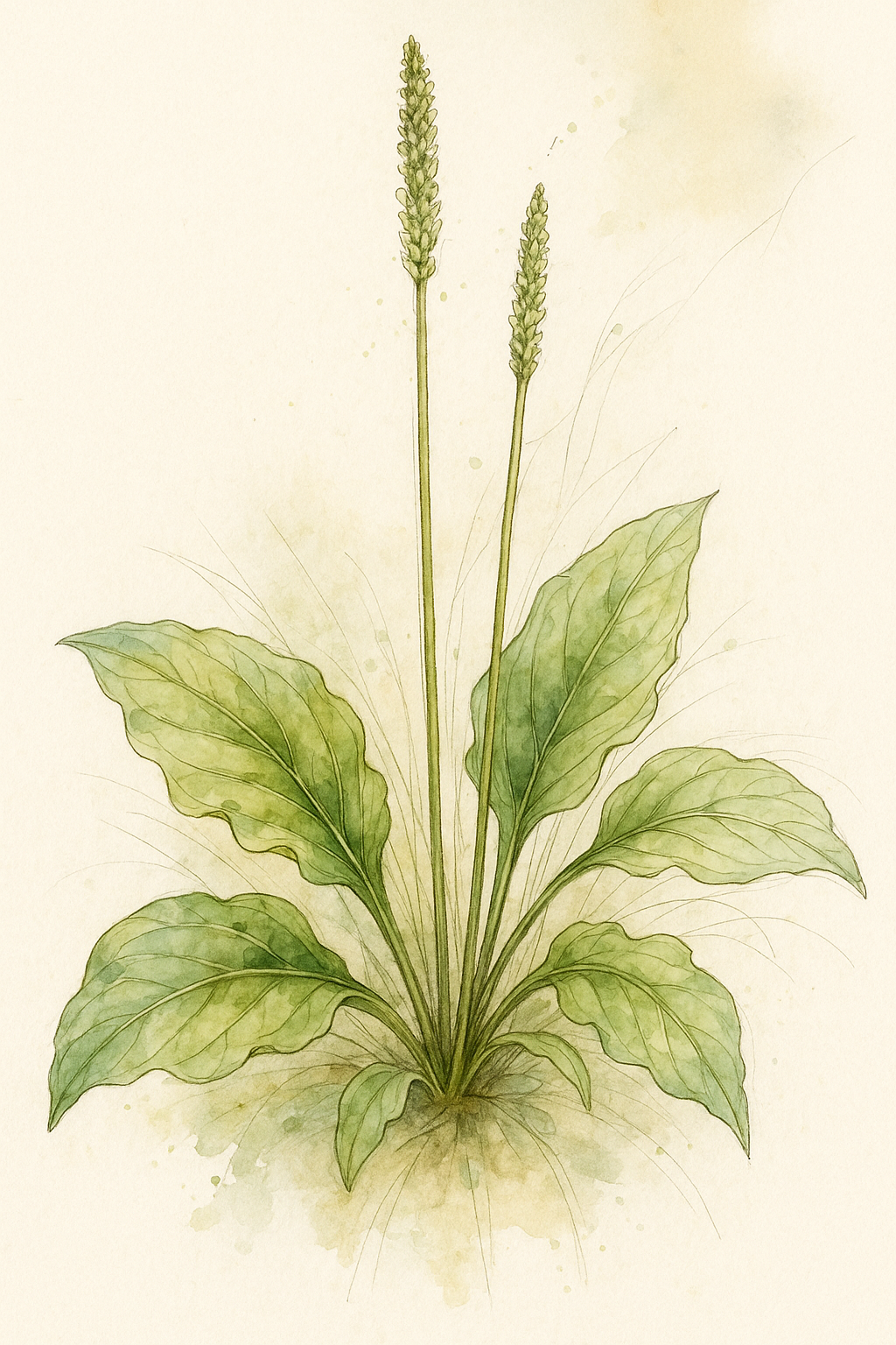おおばこ（オオバコ／Plantago asiatica）