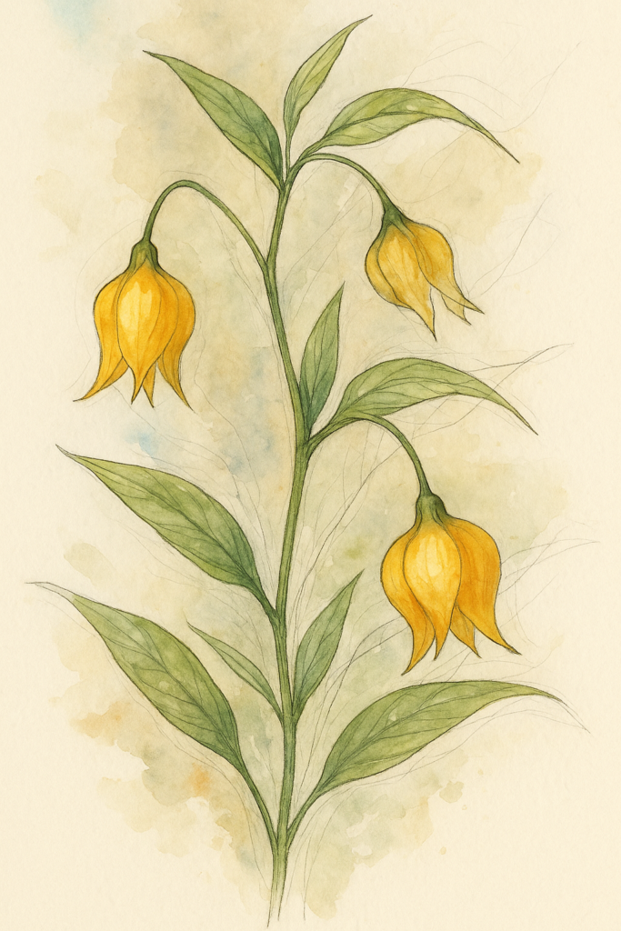 サンダーソニア（Sandersonia aurantiaca）