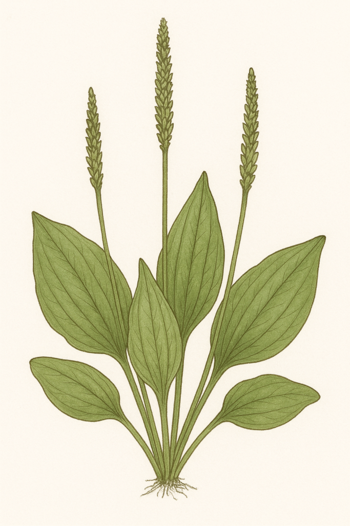 おおばこ（オオバコ／Plantago asiatica）