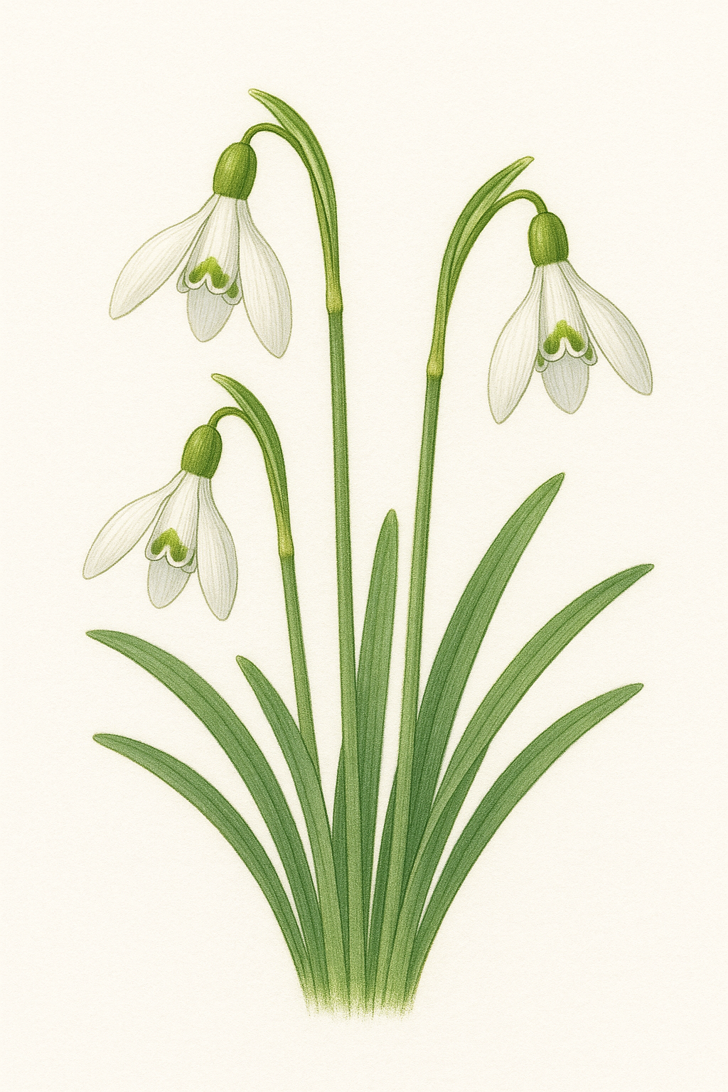 スノードロップ（Snowdrop／Galanthus nivalis）