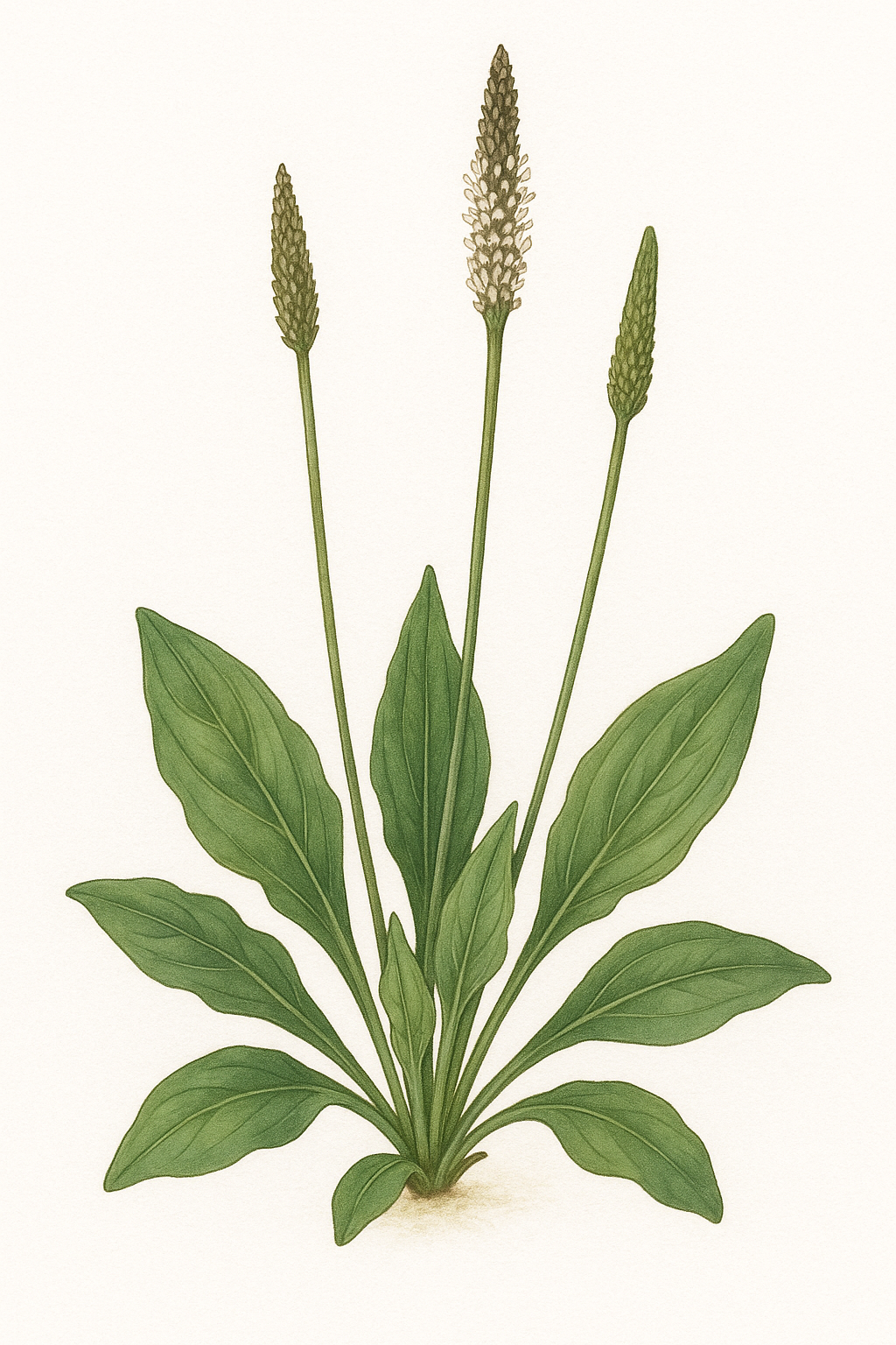 おおばこ（オオバコ／Plantago asiatica）
