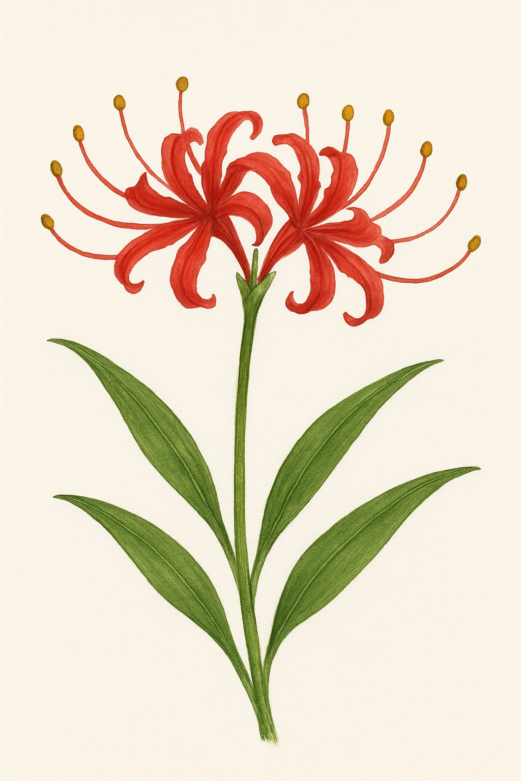 彼岸花（ひがんばな／Lycoris radiata）