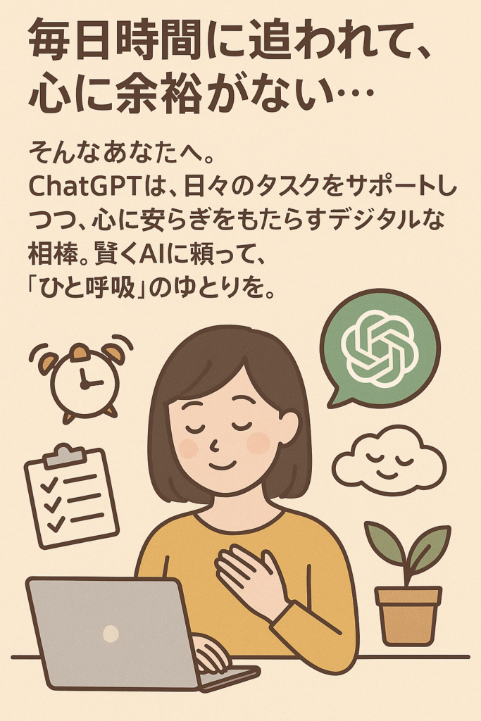 ChatGPTで始める『実用×癒し』の毎日