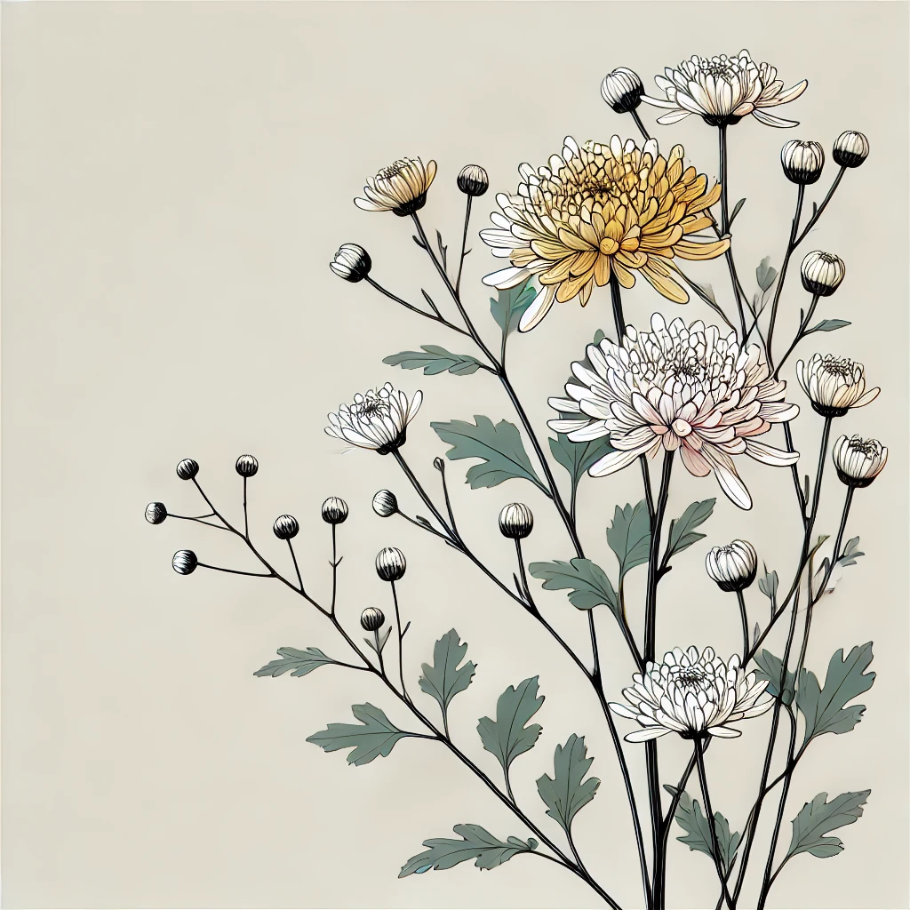 スプレー菊（Spray Mum／Chrysanthemum morifolium）