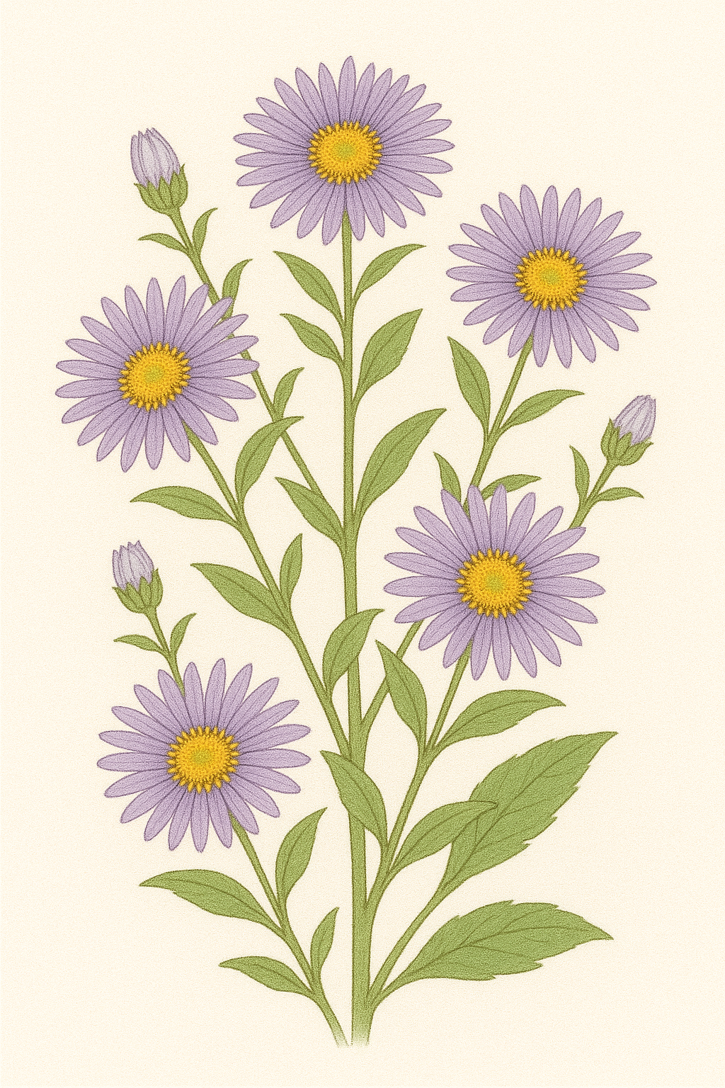 紫苑（シオン／Aster tataricus）