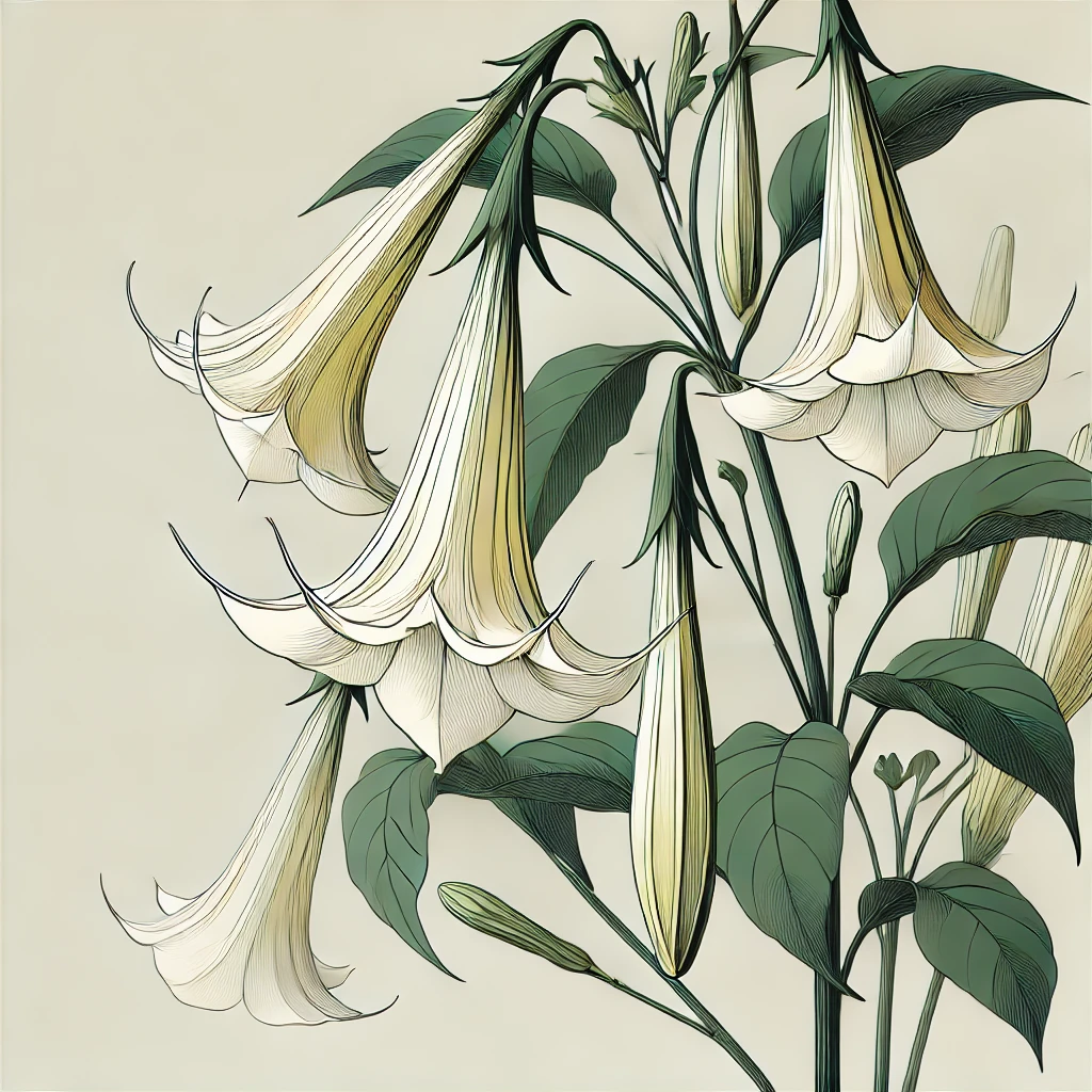 エンゼルストランペット(Angel’s Trumpet/Brugmansia)