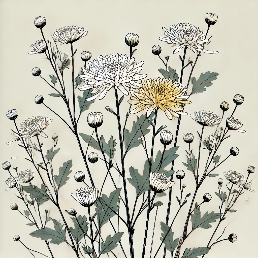 スプレー菊(Spray Mum/Chrysanthemum morifolium)