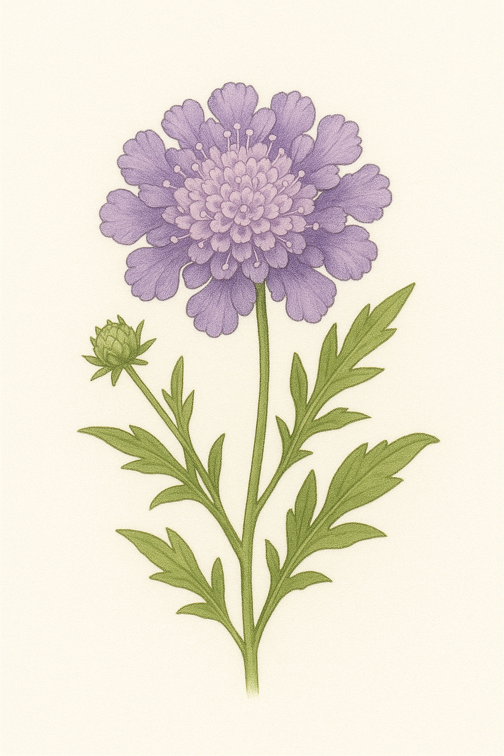 松虫草（マツムシソウ／Scabiosa japonica）
