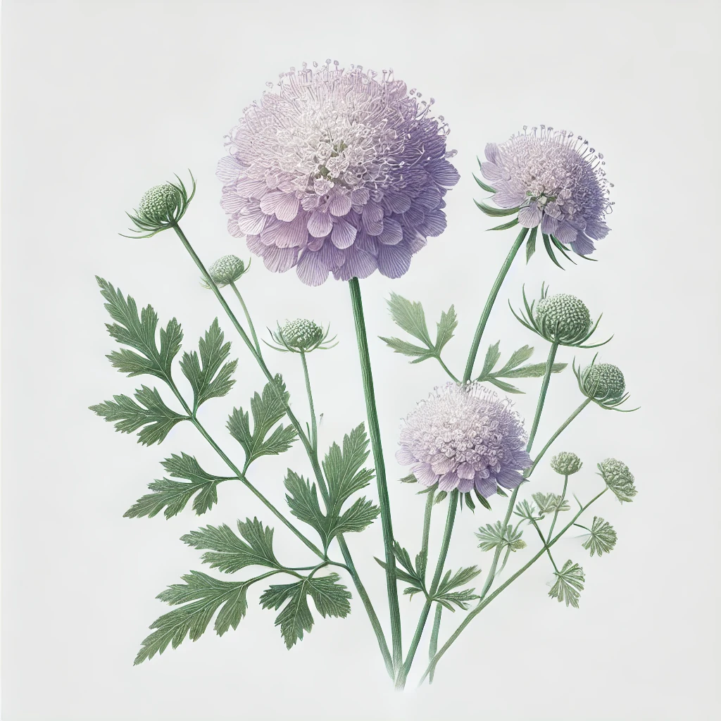 松虫草（マツムシソウ／Scabiosa japonica）