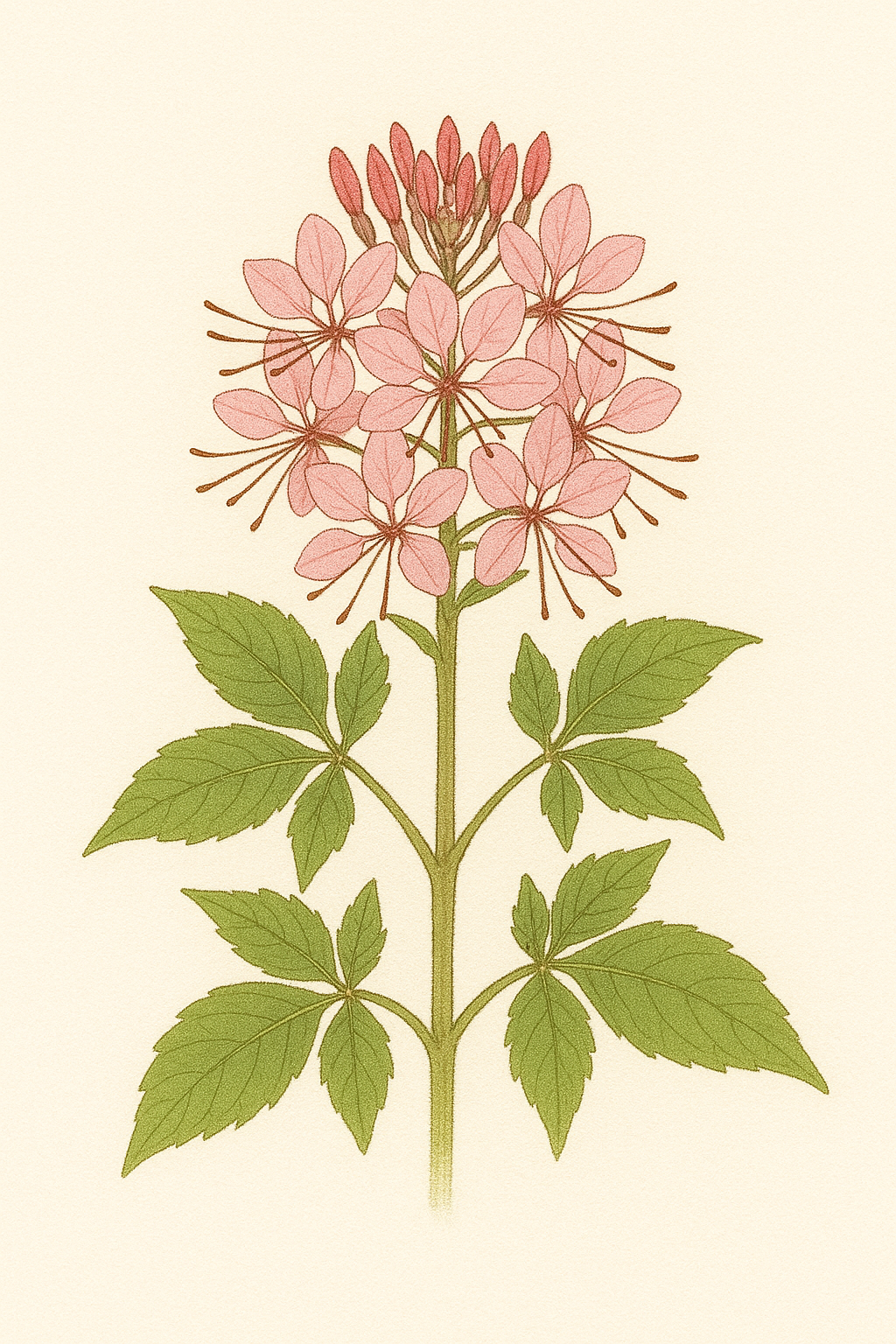 クレオメ（Cleome hassleriana）