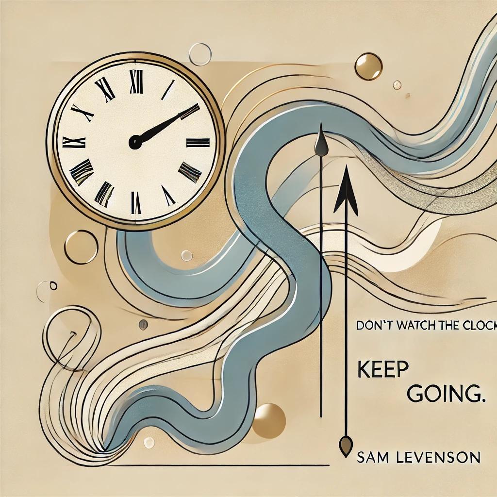 時計を見るな。時計のように進め