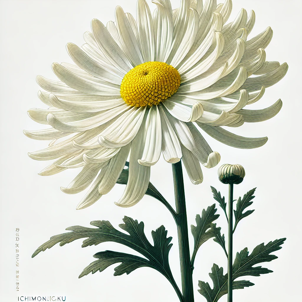 一文字菊（いちもんじぎく／Chrysanthemum morifolium）