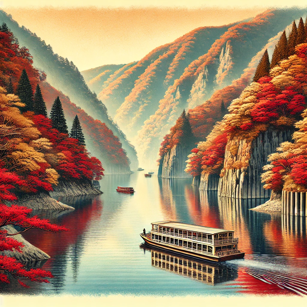 庄川峡クルーズ