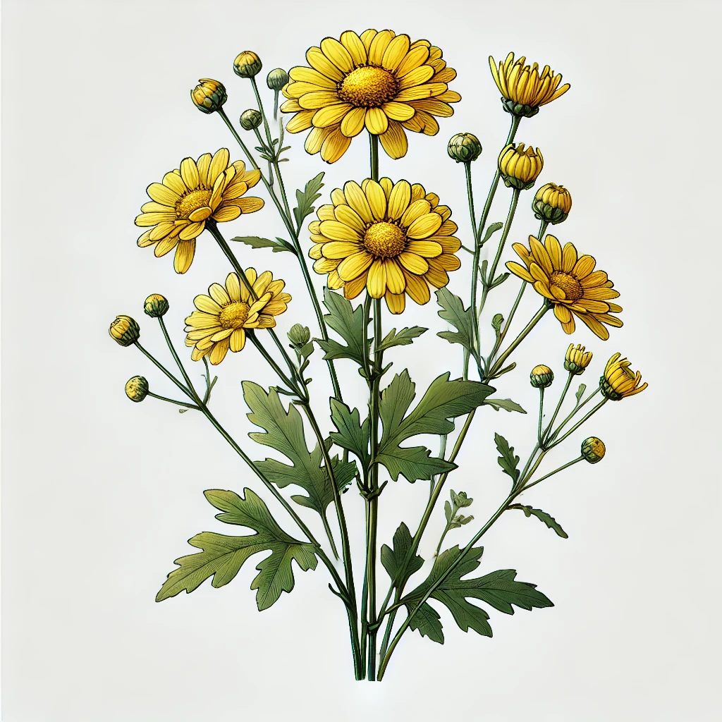 クリサンセマム・ムルチコーレ(Chrysanthemum multicaule/コウサイタンポポ)