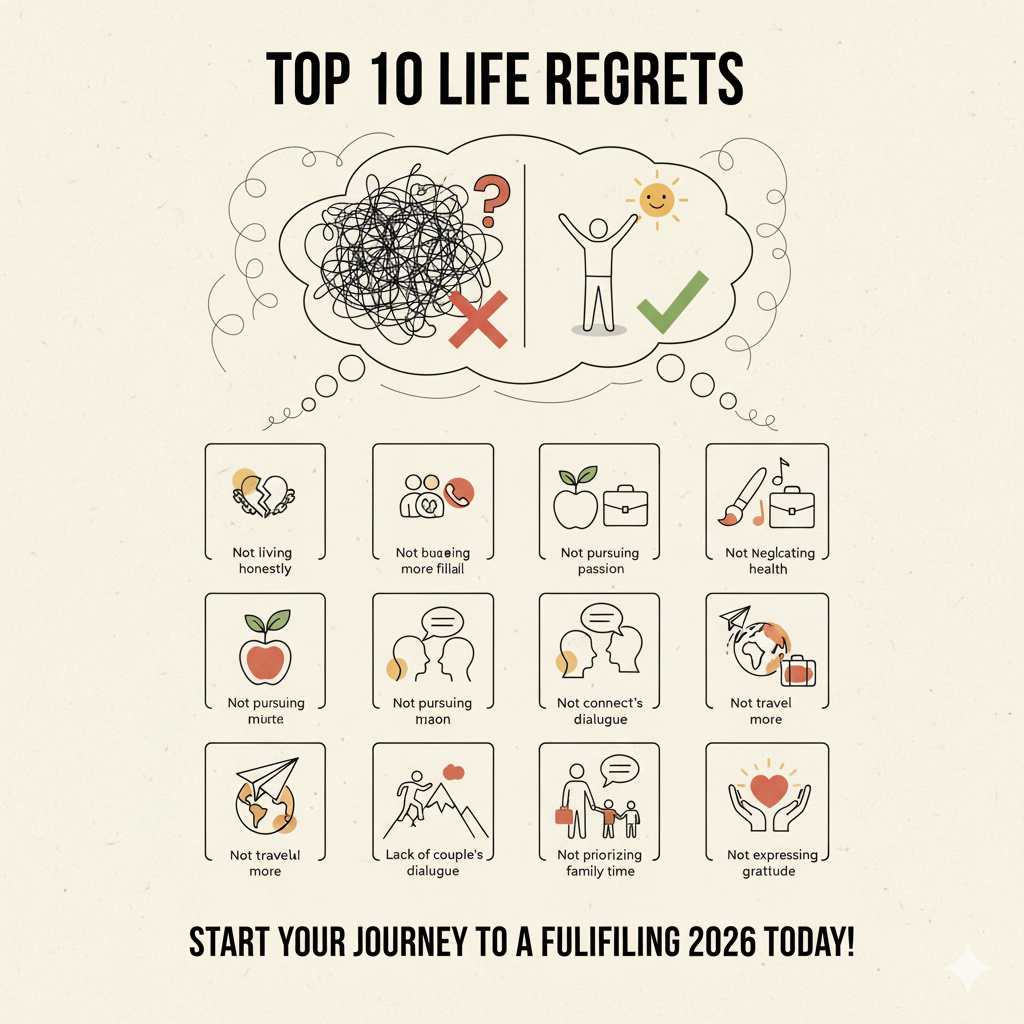 新年だからこそ考えたい！人生で後悔することトップ10