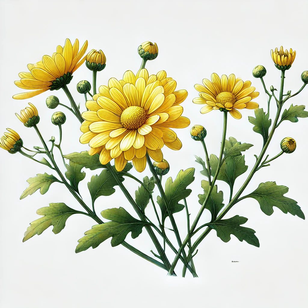 クリサンセマム・ムルチコーレ（Chrysanthemum multicaule／コウサイタンポポ）