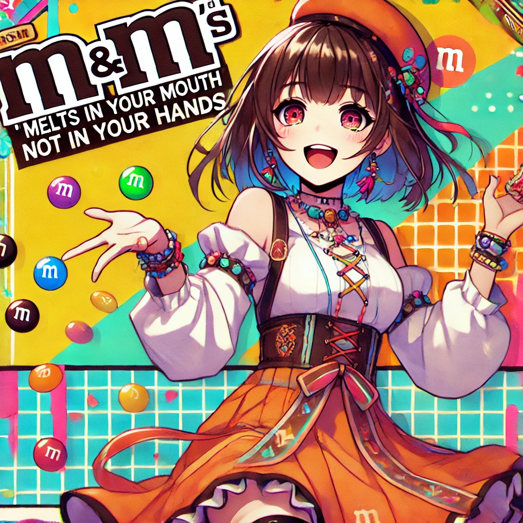 Melts in your mouth, not in your hand.