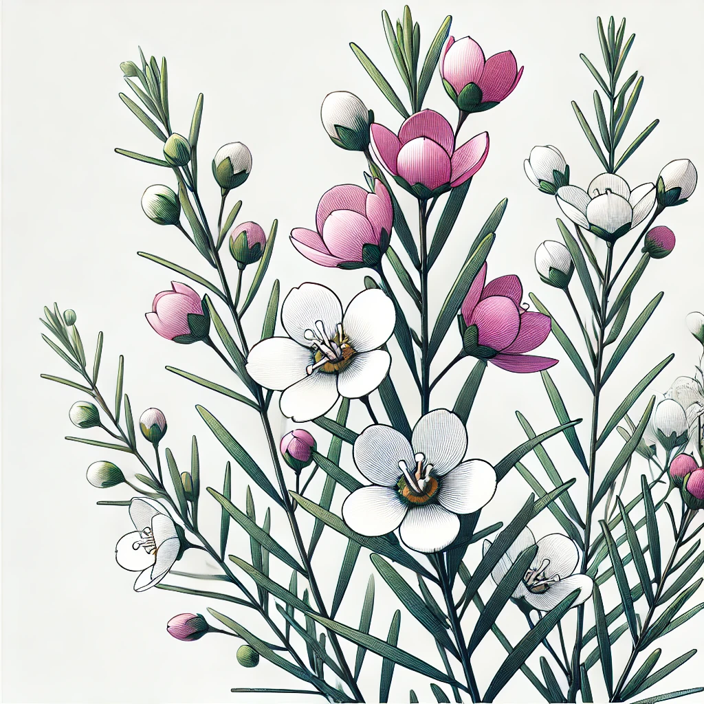 ワックスフラワー（Waxflower／Chamelaucium uncinatum）