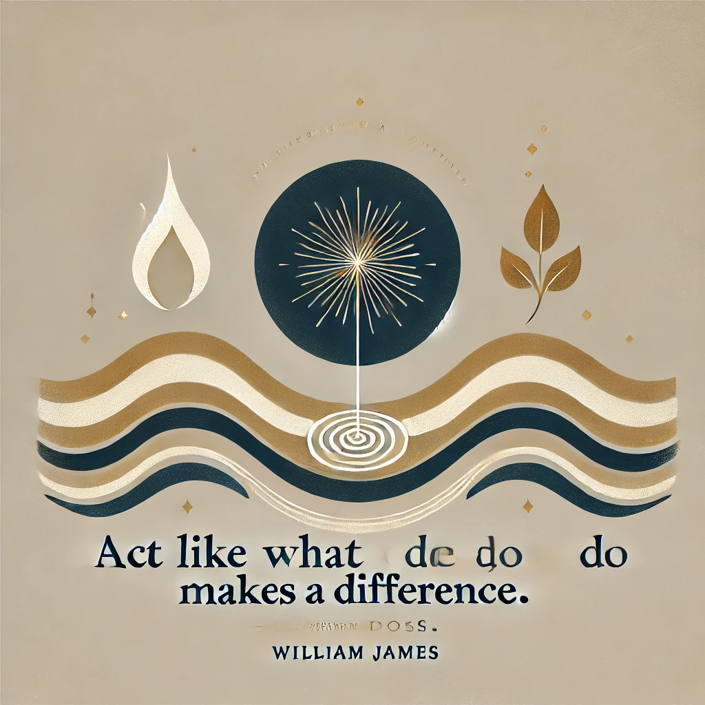 小さな行動でも、必ず影響をもたらす