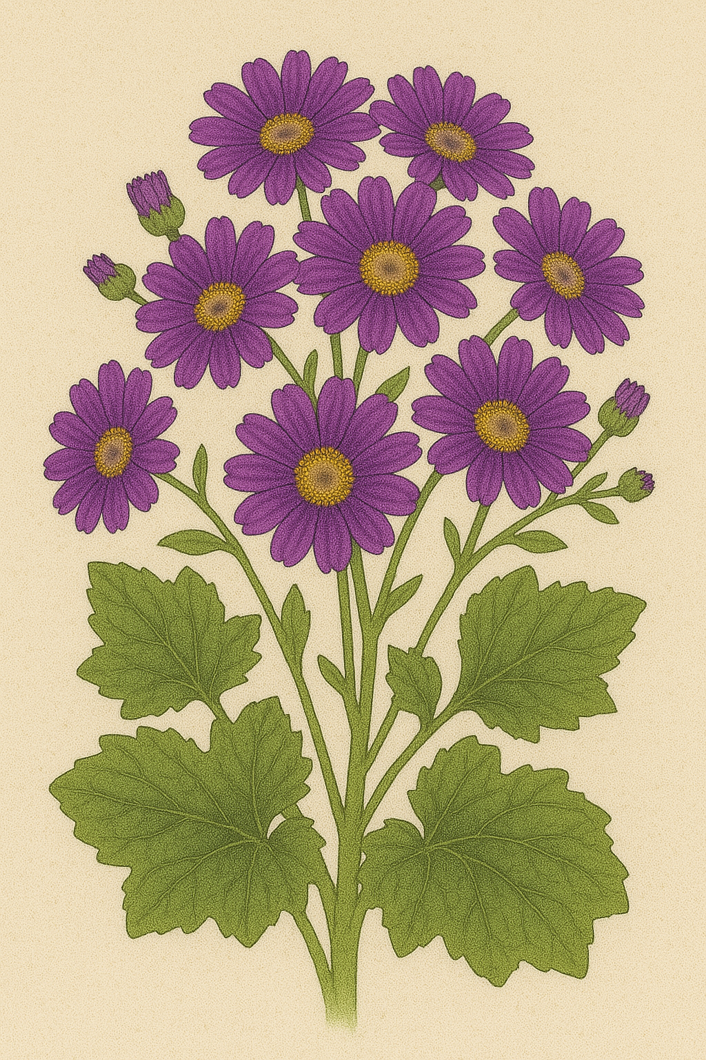 サイネリア(Cineraria/Pericallis × hybrida)