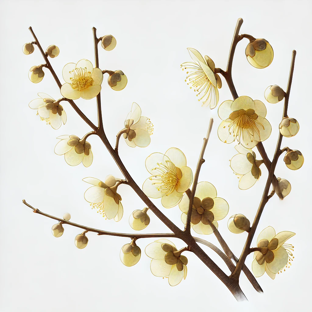 蝋梅（ロウバイ／Chimonanthus praecox）