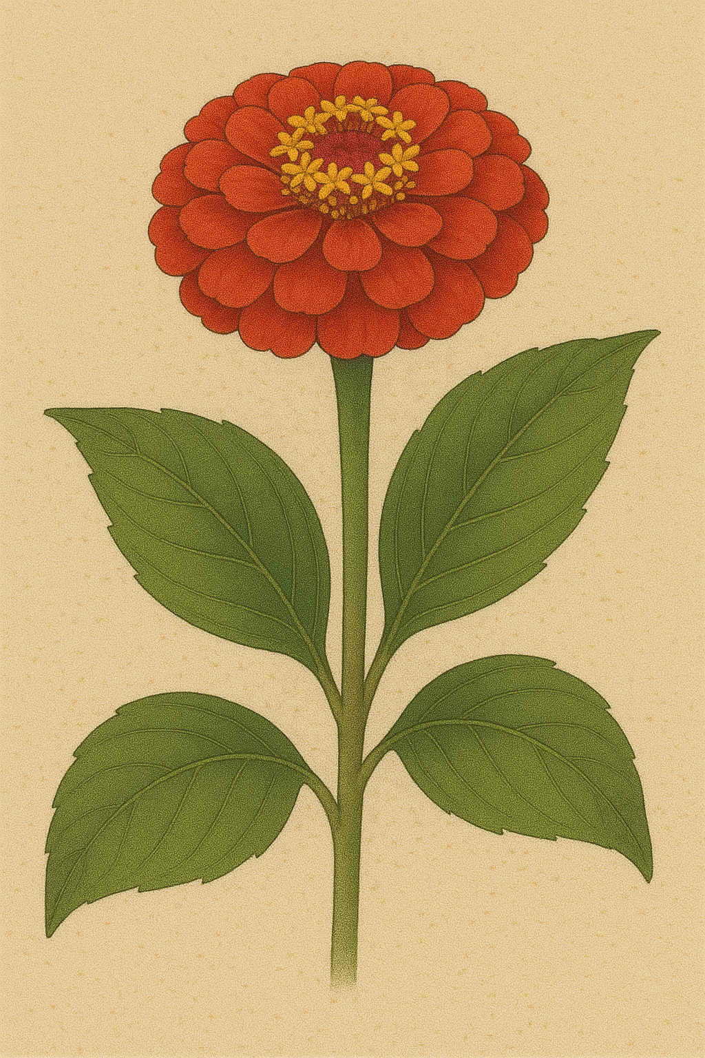 百日草(ヒャクニチソウ/Zinnia elegans)