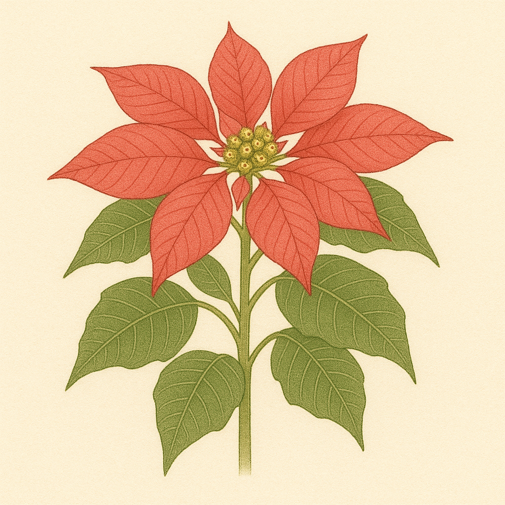 ポインセチア（Poinsettia／Euphorbia pulcherrima）