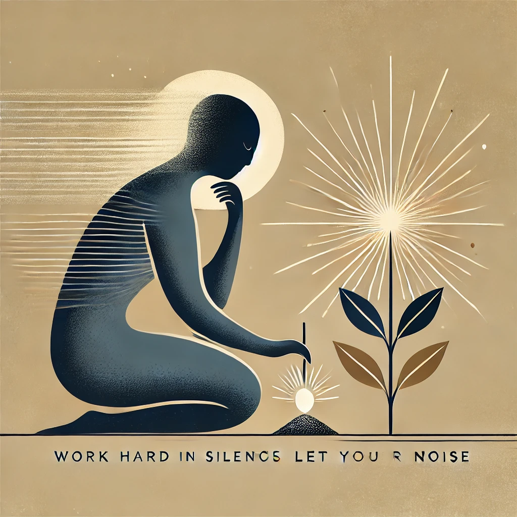 静かに努力し、成功を響かせよ