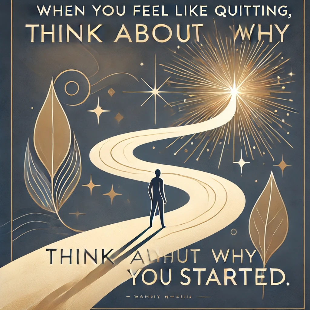 やめたくなったとき、なぜ始めたのかを思い出せ