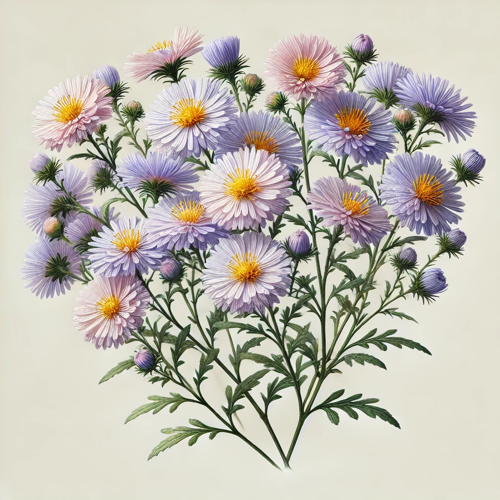 クジャクアスター（孔雀アスター／Aster hybridus）