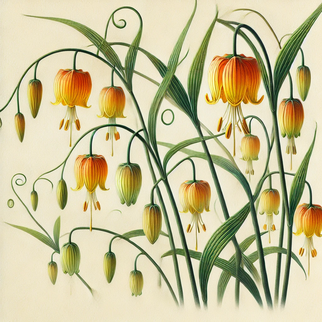 サンダーソニア（Sandersonia aurantiaca）