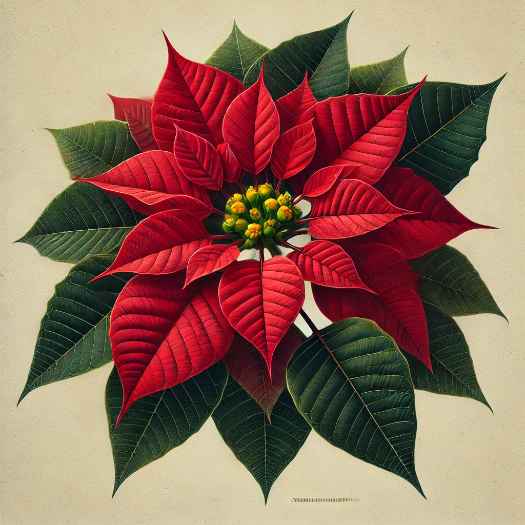ポインセチア（Poinsettia／Euphorbia pulcherrima）