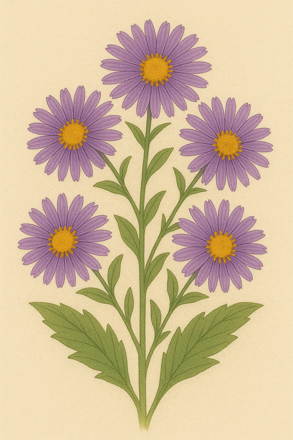 クジャクアスター（孔雀アスター／Aster hybridus）