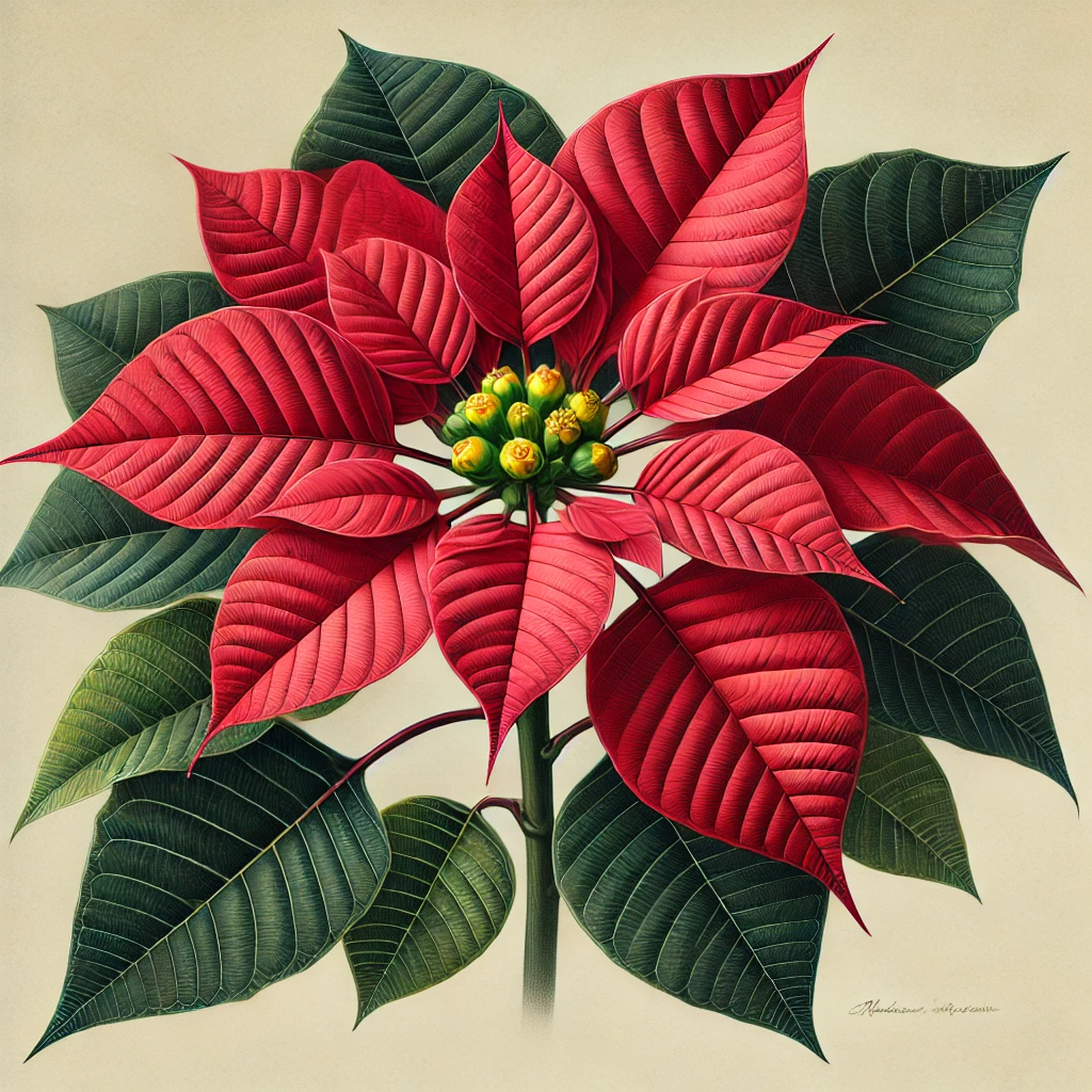 ポインセチア（Poinsettia／Euphorbia pulcherrima）