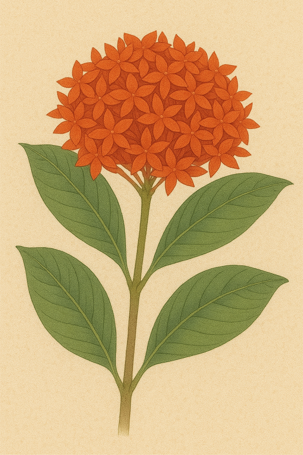 サンタンカ(山丹花/Ixora chinensis)