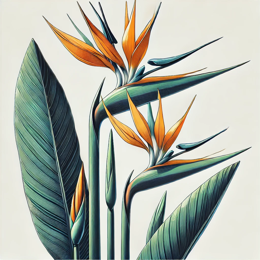 ゴクラクチョウカ（極楽鳥花／Strelitzia reginae）