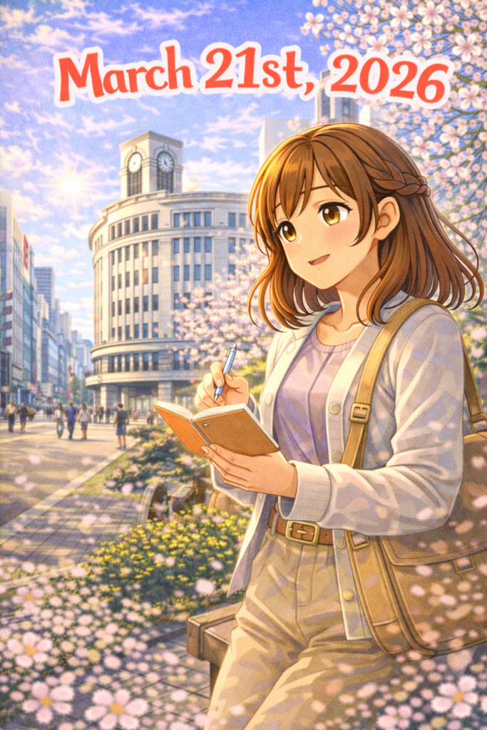 🌸🌞📖 2026年3月21日（土）のご挨拶 📖🌞🌸
