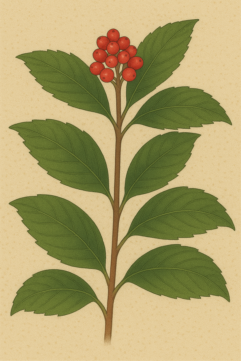 センリョウ（千両／Sarcandra glabra）