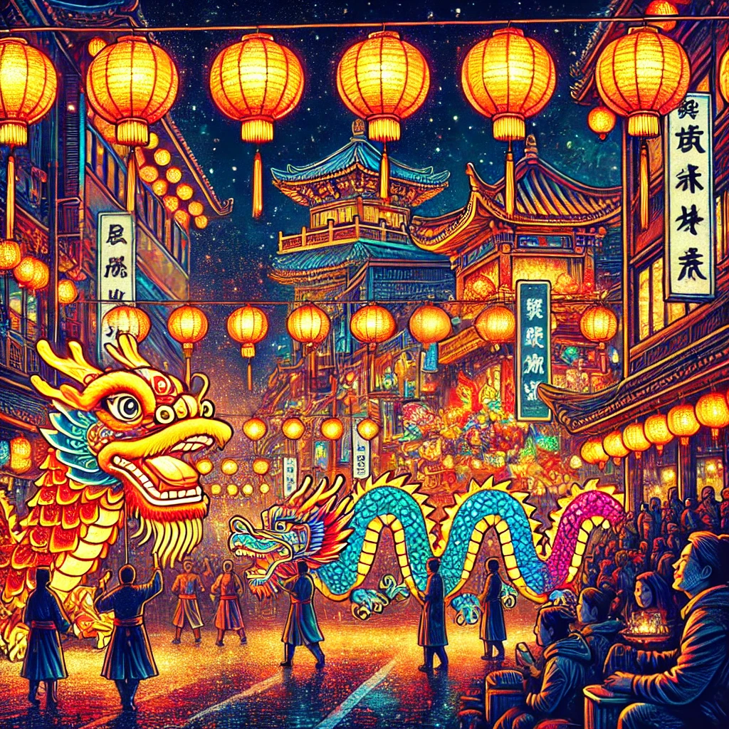 長崎県・ランタンフェスティバル――光の海に漂う、春節の夢