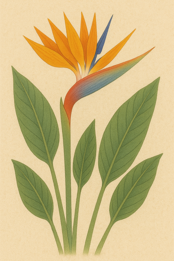 ゴクラクチョウカ（極楽鳥花／Strelitzia reginae）