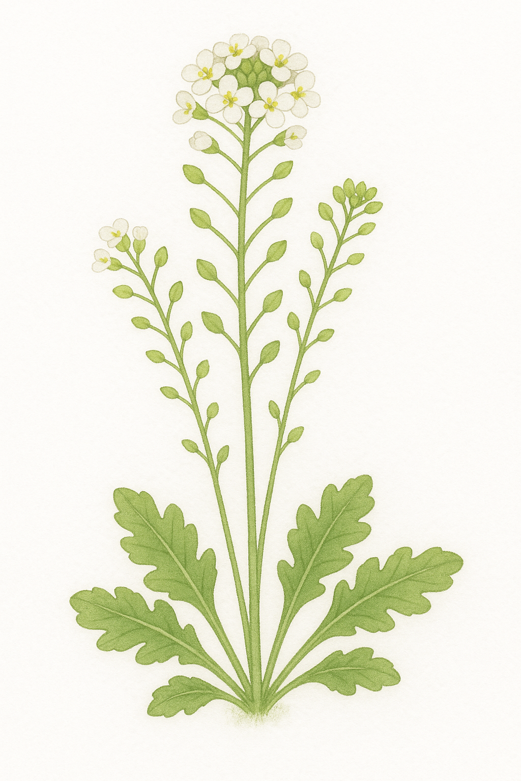 ナズナ（Capsella bursa-pastoris／ぺんぺん草）