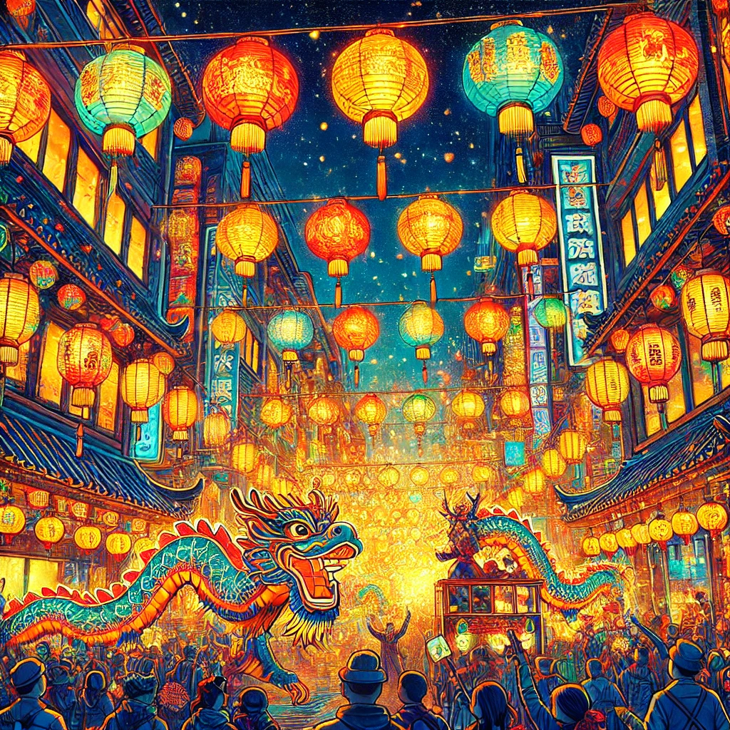 長崎県・ランタンフェスティバル――光の海に漂う