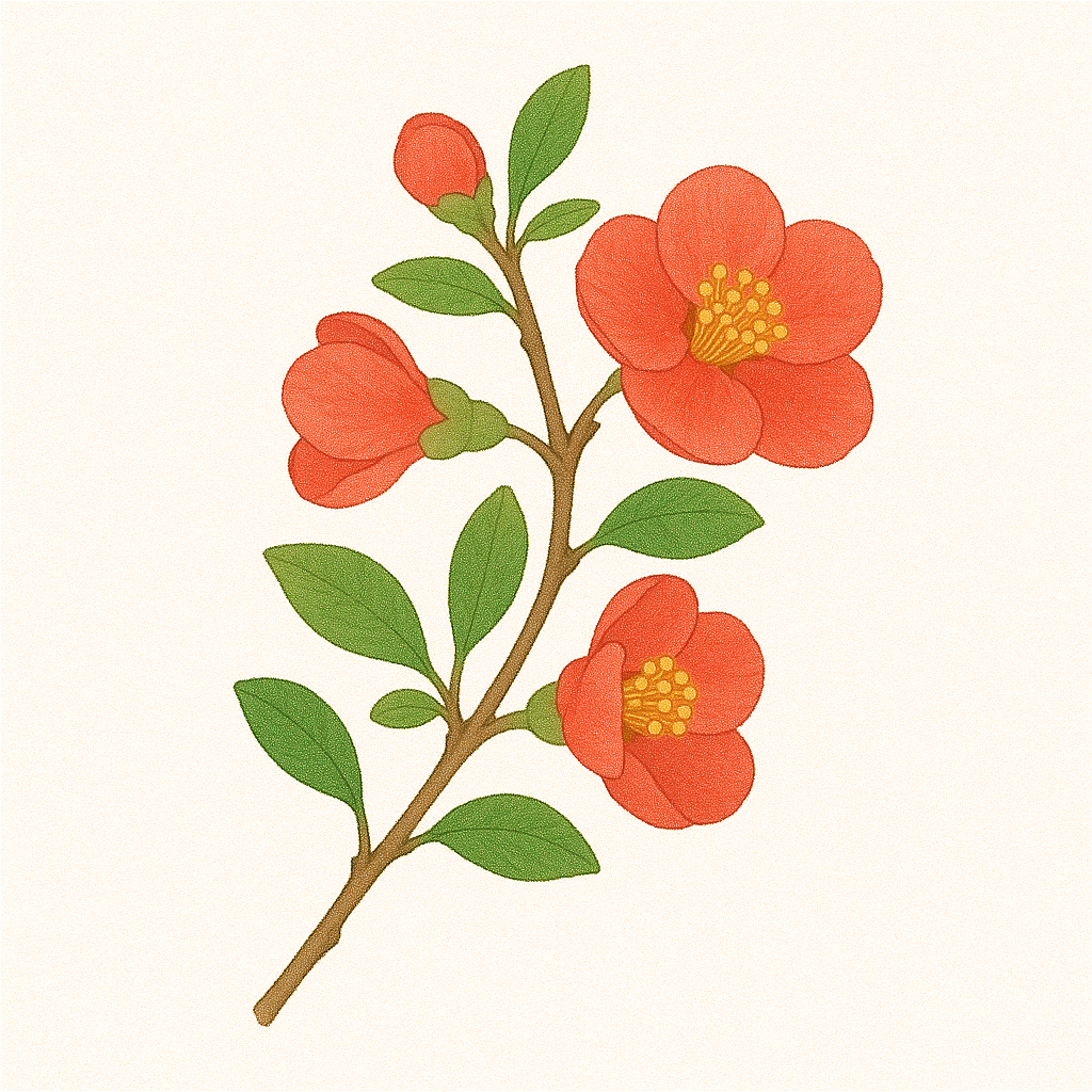 木瓜（ボケ／Chaenomeles speciosa）